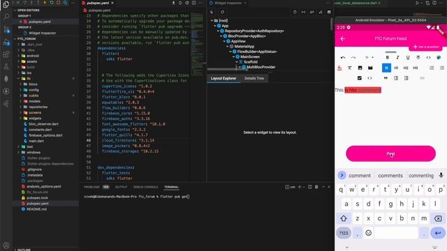 Forum App using Flutter | BLoC State Management | Firebase смотреть онлайн