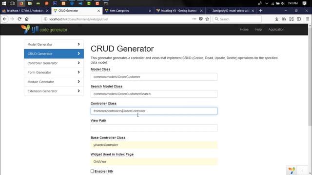Belajar Yii2 Framework 5 (Frontend & Backend) смотреть онлайн