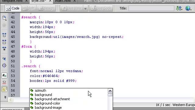 How To Slice and Code Photoshop PSD Template Search Lesson 9 смотреть онлайн