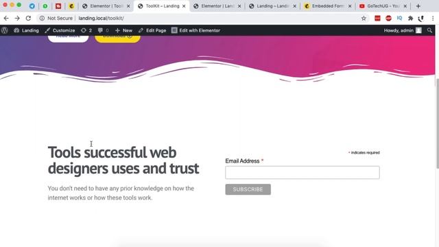 Free Elementor Landing Page Tutorial: Creating my first landing page смотреть онлайн
