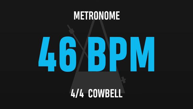 46 BPM 4/4 - Best Metronome (Cowbell) смотреть онлайн