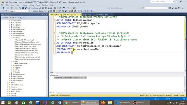 10- SQL SERVER 'da ALTER TABLE ADD CONSTRAINT Kısıtlama Ekleme смотреть онлайн