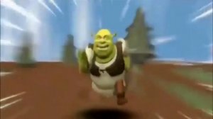 Шрек бежит: (шаблон для мемов).