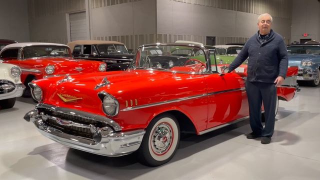 1957 Chevrolet Bel Air Convertible at Ellingson Motorcars in Rogers, MN смотреть онлайн