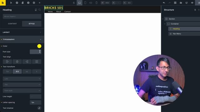 Bricks 101 Part 5 - Create A Header Template - Bricks Builder #wordpress Tutorial - BricksBuilder.i