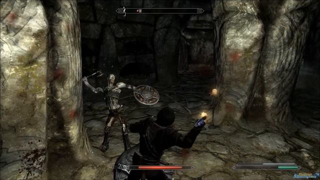 Dimhollow Crypt Walkthrough Awakening Skyrim Dawnguard смотреть онлайн