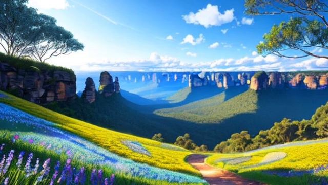 Любуемся пейзажами)
