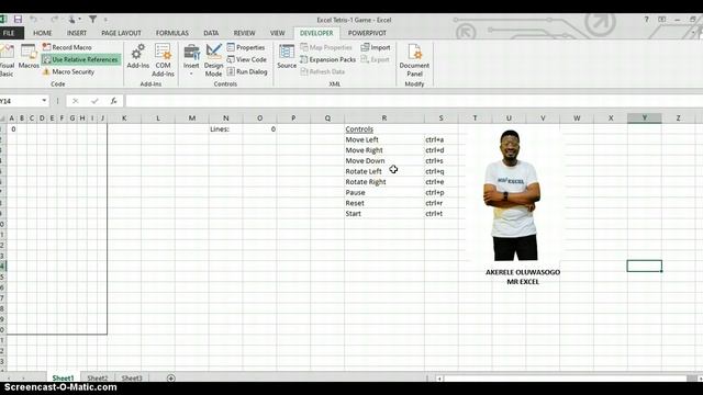 EXCEL TETRIS GAME смотреть онлайн