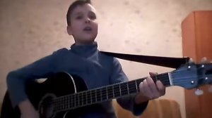 Песня "Я солдат" на гитаре