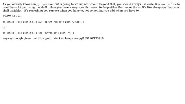 Unix & Linux: How to prepend lines to git command output? (3 Solutions!!) смотреть онлайн