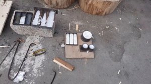 Как плавить Алюминий на дровах?