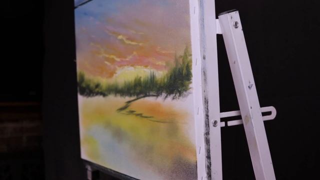 Sunset Lake Oil Painting Tutorial | Paintings By Justin