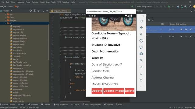 College Voting App Using SMS OTP Verification - Android PHP Video смотреть онлайн