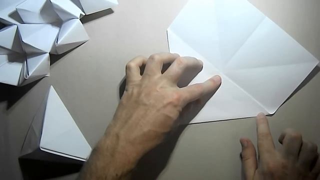 How to make a voluminous regular triangular PYRAMID from A4 paper? смотреть онлайн