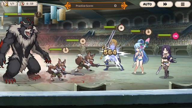 Konosuba Fantastic Days - one day ONLY Slime quest+ Arena EX 10 star team смотреть онлайн