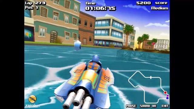Powerboat Racing - Walkthrough Completo смотреть онлайн