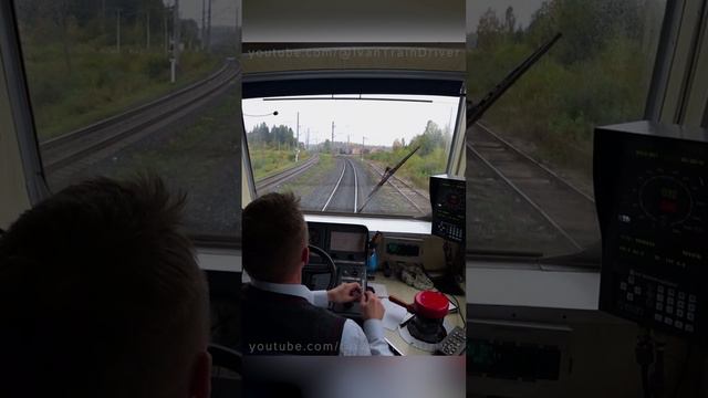 Зачем часто подавать сигналы? 🔊 на электричке ЭД9М смотреть онлайн