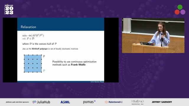 Graph alignment problem within GraphsOptim.jl | Aurora Rossi | JuliaCon 2023 смотреть онлайн