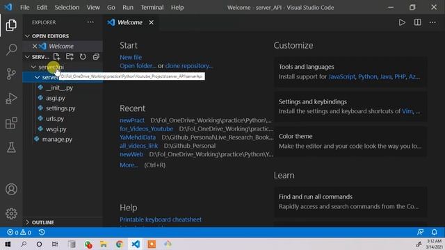 Setting up Server into Django Framework - Python смотреть онлайн
