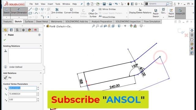 SOLIDWORKS tips & tutorials | Sweep using 3D Sketch смотреть онлайн
