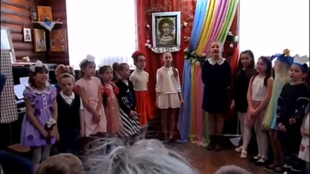Детский Пасхальный праздник . Фото видео сюжет .15.04 2018 года смотреть онлайн
