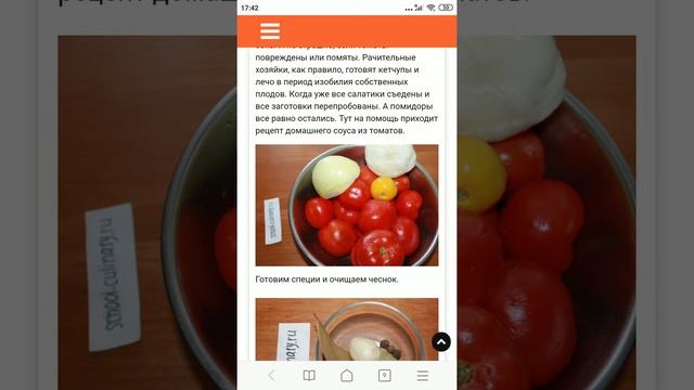 домашний томатный соус смотреть онлайн