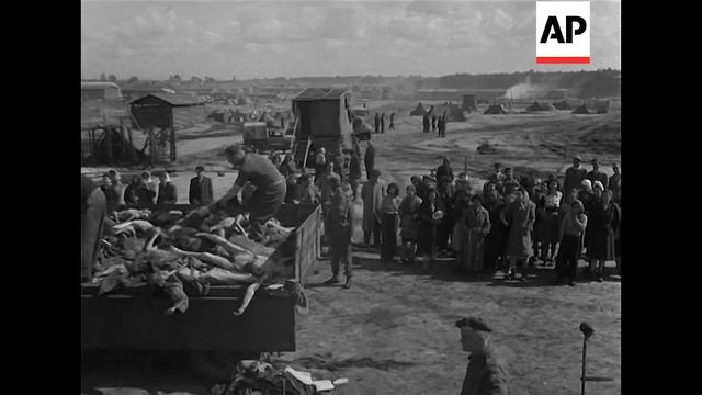 Bergen-Belsen Concentration Camp - 1945 | Movietone Moment | 15 April 2022 смотреть онлайн