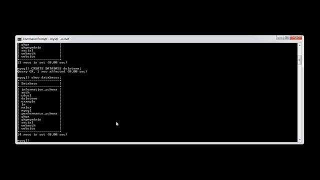 MySQL: Deleting Databases смотреть онлайн