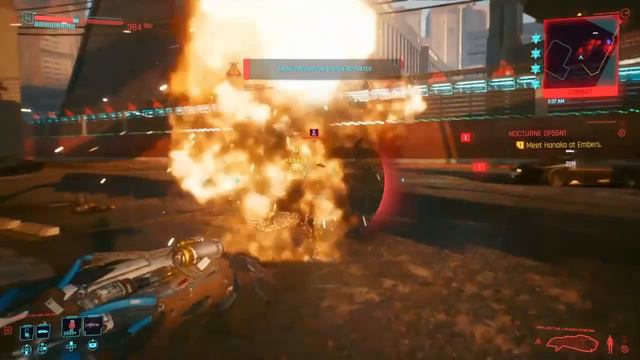 Cyberpunk 2077--the projectile launcher's tranquilizer rounds work on robots смотреть онлайн