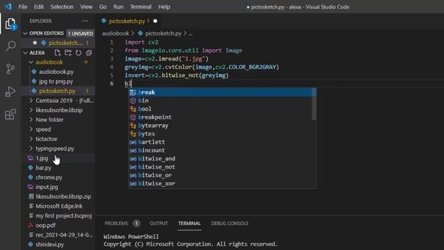 How to convert image to sketch using python | Python projects for beginners | Tech Projects смотреть онлайн