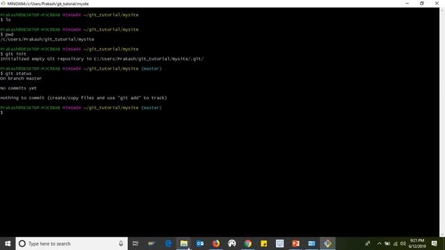 Git installation and usage Windows 10 in Tamil - Git tutorial #2 смотреть онлайн