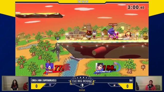Big House 6: Circa|HoH|SuperGirlKels (Sonic) vs Saj (Bayonetta) смотреть онлайн