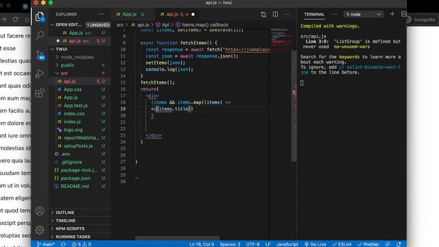 Use Bootstrap to render API data in ReactJS | ListGroup смотреть онлайн
