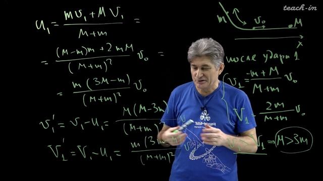 Парфенов К.В. - Олимпиадная физика для 10-го класса - 21. Центральные упругие соударения смотреть онлайн