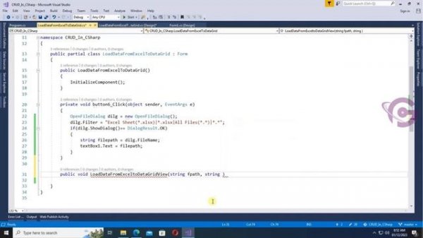 Load Data From Excel to DataGridView in C# Windows Form Application