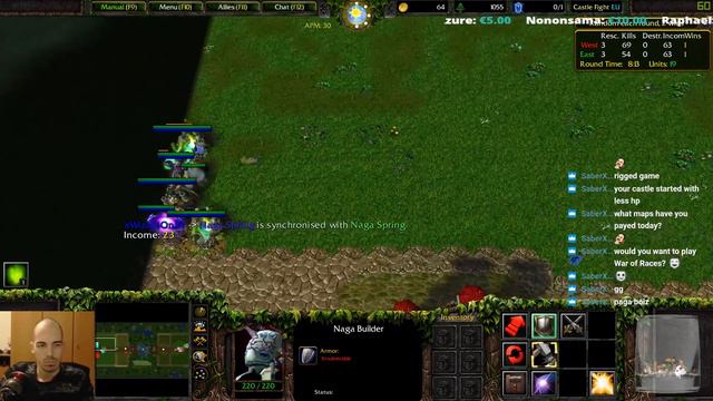Warcraft 3 | Castle Fight 2.0.39 | Tsunami смотреть онлайн