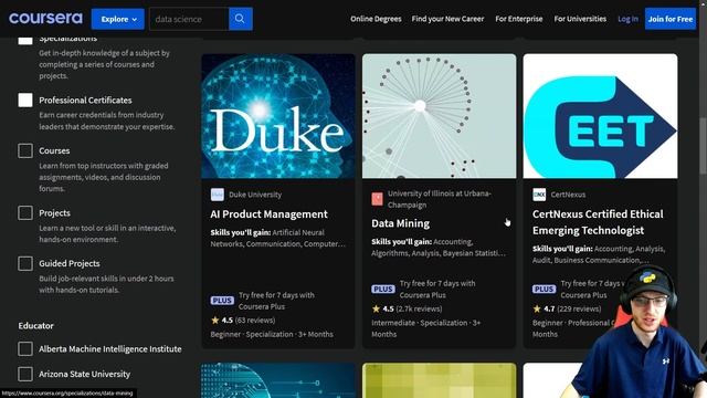 All Data Science Courses Included in Coursera Plus! смотреть онлайн