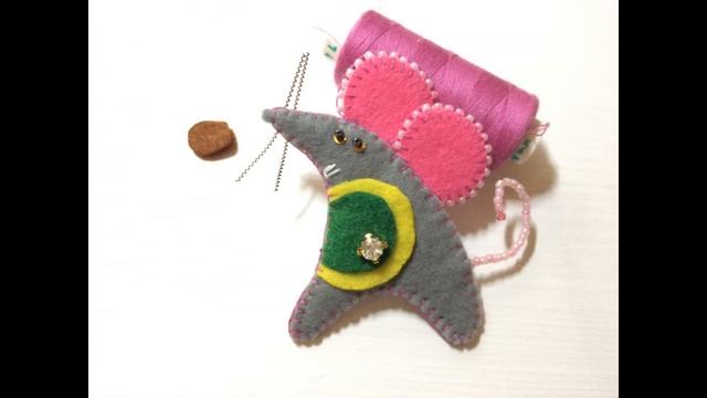 DIY Мышь из фетра за час своими руками / felt mouse смотреть онлайн