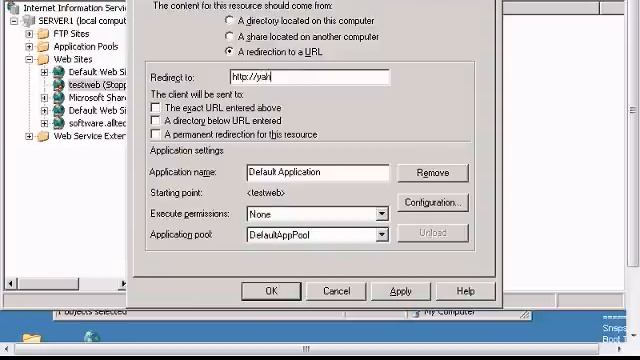 Redirect a website in Windows IIS смотреть онлайн