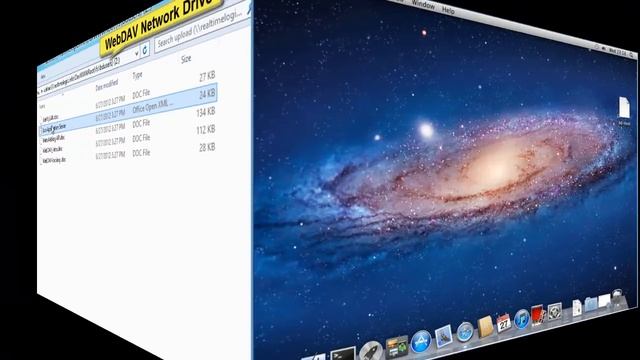 Connect a Windows and Mac computer to a WebDAV server смотреть онлайн