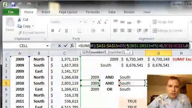 Excel Video 355 SUM and Multiple IFs in an Array смотреть онлайн