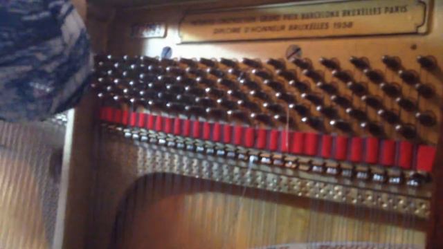 Настройка пианино . Ставим струны на PETROF.