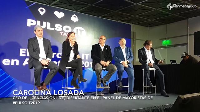 Carolina Losada, CEO de Licencias Online disertante en el panel de mayoristas de #PULSOIT2019 смотреть онлайн
