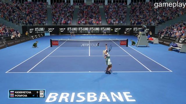 Veronika Kudermetova vs Anastasia Potapova Brisbane International (01/04/2024) gameplay on AO смотреть онлайн