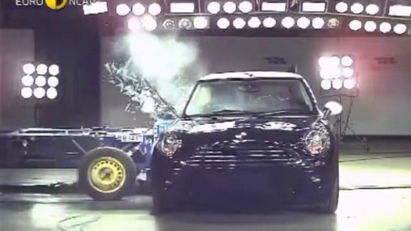 Crash Test: Mini Cooper | High Speed Crash Tests Captured In Slow Motion