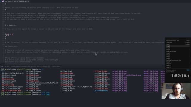 Porting Lorena Barba's CFD tutorial from Numpy to Julia смотреть онлайн