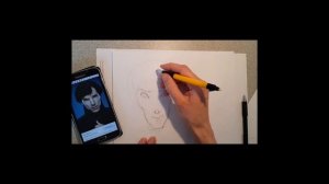 учимся рисовать шарж с фото . Урок 2