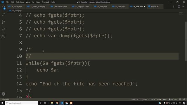 fgetc(), & fgets() in PHP in Hindi | PHP Tutorial #36 смотреть онлайн