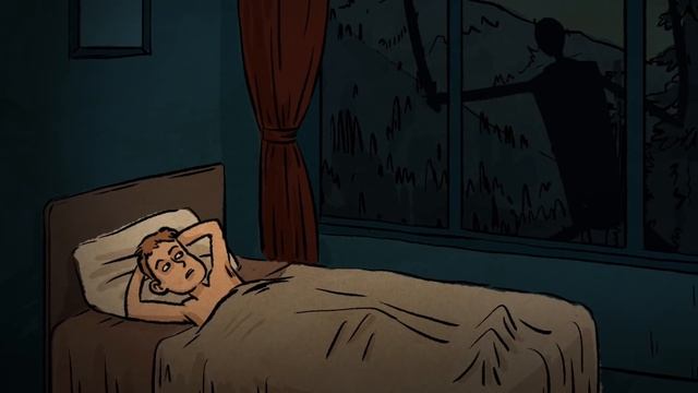 Тонкий человек. Слендермен. (Альтернативная концовка) Страшная рисованная история №17 (анимация) смотреть онлайн