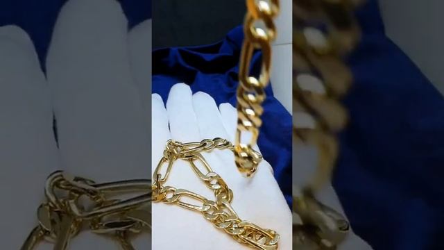 Золотая цепочка плетение Картье, вес 117 грамм, проба 750 смотреть онлайн